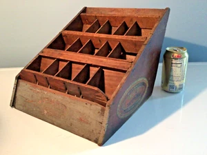 Antique Primitive Country Store Countertop BOYE NEEDLE CO Advertising Display - Picture 1 of 12