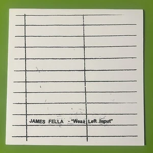 James Fella – Weak Left Input LP Vinyl Drone Electronic Noise Ambient Arizona x - Imagen 1 de 6