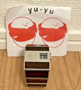 Nixon Direct Time The Rotolog dunkelbraun Holz Edelstahl Herren Armbanduhr - Bild 1 von 8
