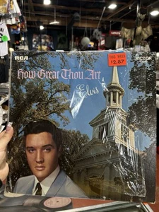 ELVIS PRESLEY - How Great Thou Art (LSP-3758) Grammy Award Winner Logo in Shrink - Foto 1 di 4