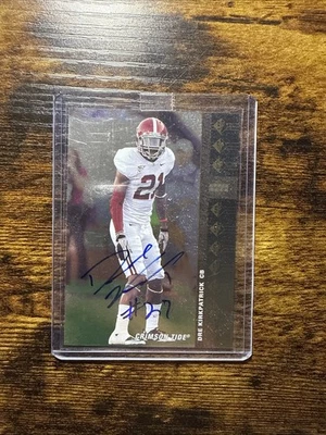 2012 SP AUTHENTIC DRE KIRKPATRICK AUTO ROOKIE ALABAMA - Image 1 of 2