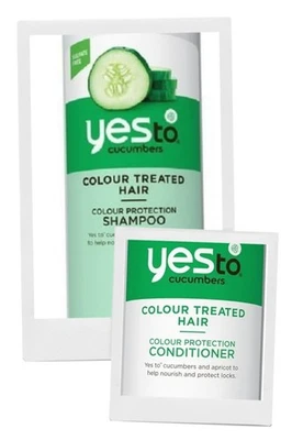 New Yes To Cucumber Shampoo & Conditioner - Color Treated Hair - 16.9 oz ea - Image 1 of 3