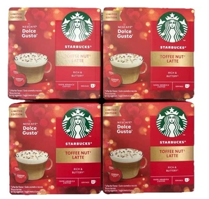 Starbucks Toffee Nut Latte Dolce Gusto Pods (4 X 6 Servings) - Picture 1 of 3