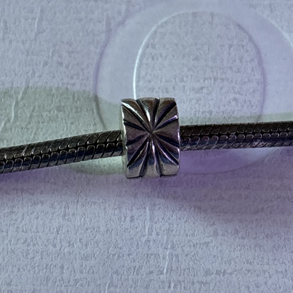 Authentic Pandora Sunburst Sterling Silver 790210 Clip Charm - Image 1 of 4
