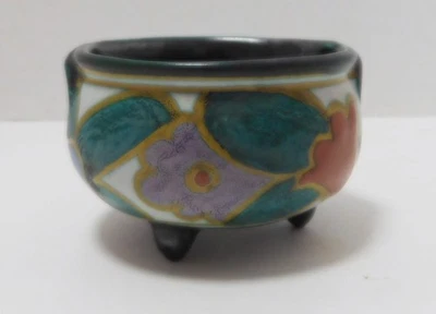 Antique Riviera Gouda Holland Pottery Cache Pot / Trinket Bowl Art Deco - image 1 of 4