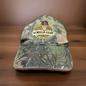 Sombrero de Camionero Gorila Pegamento Camuflaje, Parche Bordado Malla Espalda Ajustable - Imagen 1 de 7