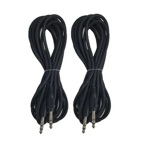 Cable Up CU/AB205 16' 1/4" TRS Male to Same Audio Cable (2-Pack) - Picture 1 of 1