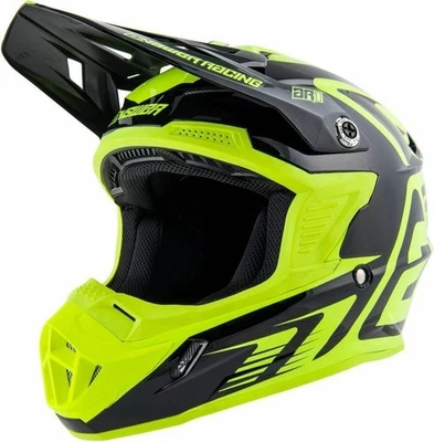 LS2 Helmets 700-1112 Subverter Evo Astro Helmet Cobalt Hi-Vis Yellow Small - Image 1 of 4