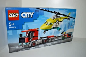 LEGO CITY 60343 Elicottero di Soccorso Trasportatore NUOVO! si adatta a: 60330, 60465 - Foto 1 di 2