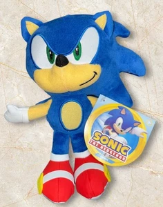 Jakks Pacific Sonic The Hedgehog 8 Inch SEGA Plush Stuffed Animal New $0 Ship - Picture 1 of 3