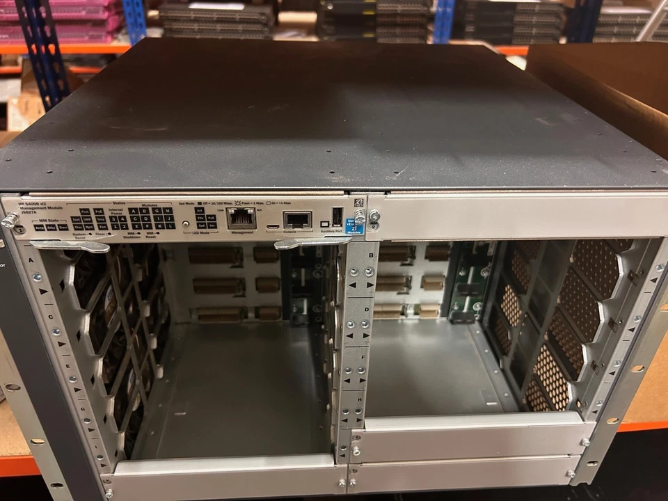 J9851A  HP 5412R ZL2 Switch Chassis with MM Module(J9827A) No PSU ,Inc VAT - Image 1 of 1