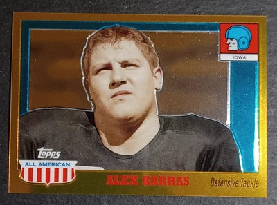 2005 Topps All American Retired Edition Chrome 526/555 Alex Karras #63 HOF A-188 - Image 1 of 3