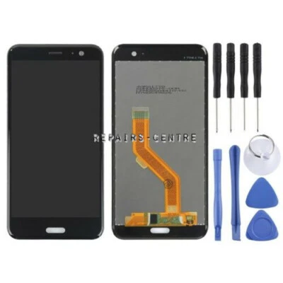 Replacement LCD Display Touch Screen Digitizer Assembly For HTC U11 Black +Tools - Image 1 of 3