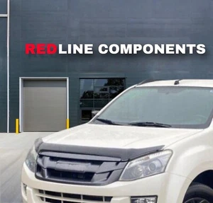 For Isuzu D-Max Pre Facelift 2012-2016 Black Bonnet Protector Stone Guard Shield - Picture 1 of 2