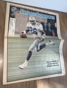 Semanal oficial Dallas Cowboys 18 de diciembre de 1993 Kevin Smith puestos de intercepción - Imagen 1 de 6
