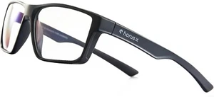 One By Horus X Luz Azul Bloqueo UV Lente Transparente Trabajo Computadora Juegos Gafas - Imagen 1 de 7