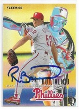 RICKY BOTTALICO Autographed Signed 1995 Fleer card #387 Philadelphia Phillies