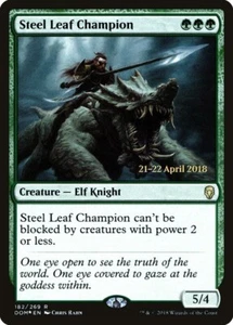 FOIL Steel Leaf Champion - Dominaria prerelease- Magic the Gathering - NM - Picture 1 of 1
