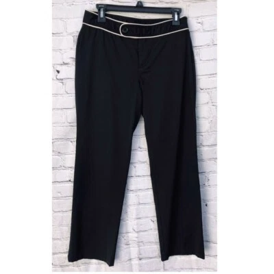 Pantalón Mexx Negro Beige Ribete Pierna Recta Talla 6 Foto 1 de 4
