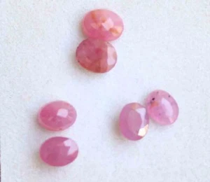 Paire de pierres précieuses en vrac rubis rouge sud-africain coupe facettée naturelle 10,80 ct - Photo 1/2