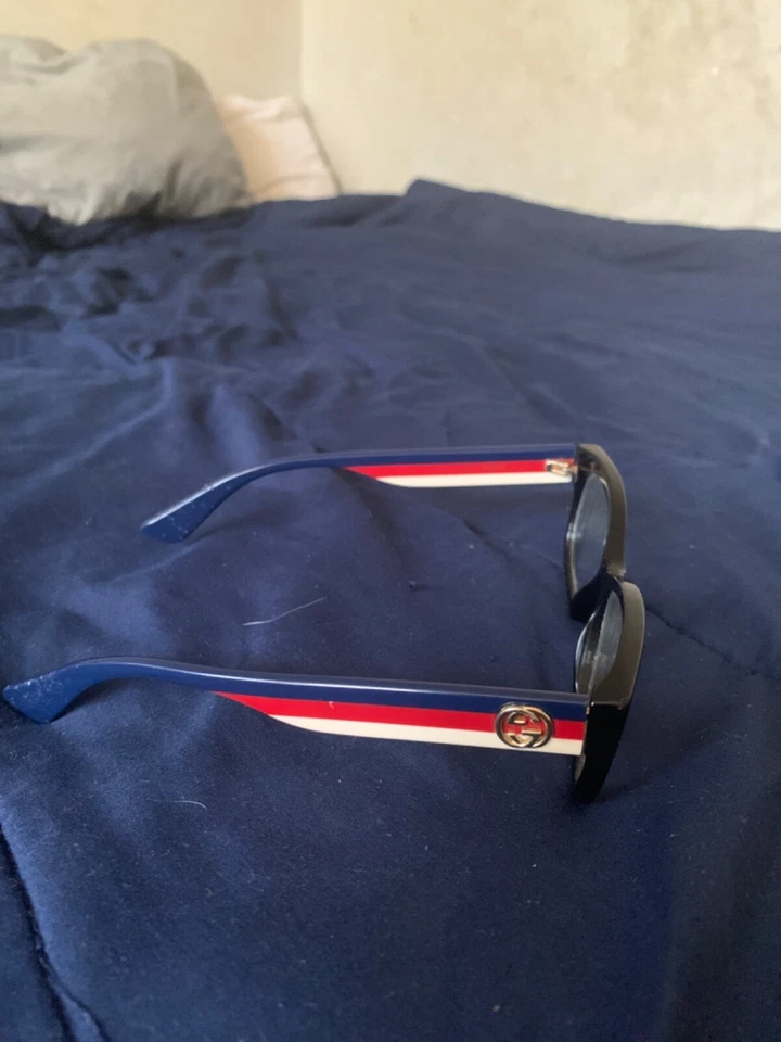 Gafas rectangulares de plástico Gucci GG0278O-011 - negras Foto 1 de 3