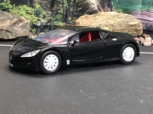 1:24 Diecast Car MOTORMAX BLACK PEUGEOT AC Ace Cards No. 73287 No Box - Picture 1 of 20