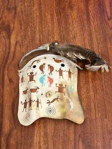 Beautiful Native American Mask by Navajo Artist David K. John - Signed. Wall art - Picture 1 of 7