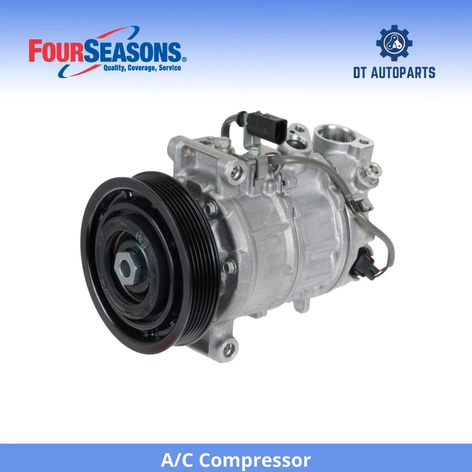 Компрессор кондиционера 4 сезона 2014 2015 2016 для Audi Q5 3,0 л V6 2013-2017 годов выпуска - Изображение 1 из 4