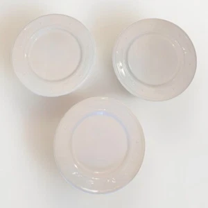 (Set Of 3) Matceramica White Chicken Style Dinner Plates 11 Inches *READ* - Picture 1 of 9