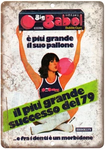 Big Babol Bubble Gum Vintage Ad 12" x 9" Reproduction Metal Sign N414 - Picture 1 of 1