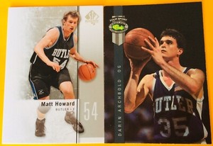 BUTLER BULLDOGS (2) RC; 2011-12 Matt Howard & 1992 Darin Archbold ROOKIE Cards