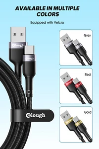 Fast Charger For Samsung Galaxy S8 S9 S10+ Plus Type C USB-C Data Charging Cable - Picture 1 of 14