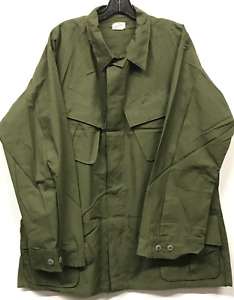 Original 1969 Vietnam Slant Pocket Bdu Tropical Coat X Large Regular Nos