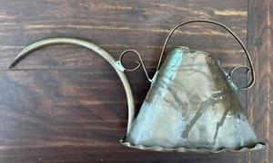Vintage Gregorian Hand Hammered Solid Copper Small 6” Watering Can; Made in USA - Picture 1 of 10