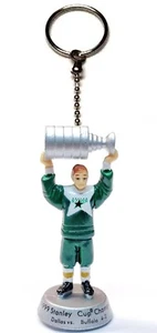 1999 DALLAS STARS KEYCHAIN NHL 1.5" TALL MINI FIGURE STANLEY CUP CHAMPION - Picture 1 of 1