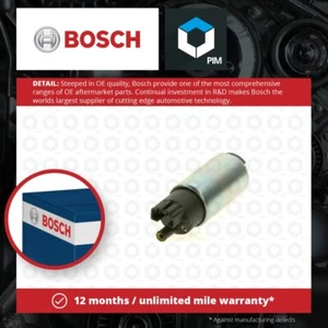 Fuel Pump fits KIA SOUL AM 1.6 In tank 11 to 14 G4FD Bosch 311111E000 311111R500 - Picture 1 of 6