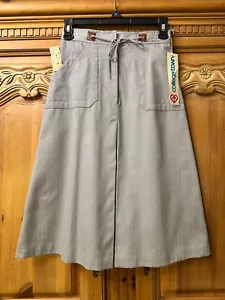 Vintage Gray A-Line Skirt with Department Store Tag, Union Made - Picture 1 of 5
