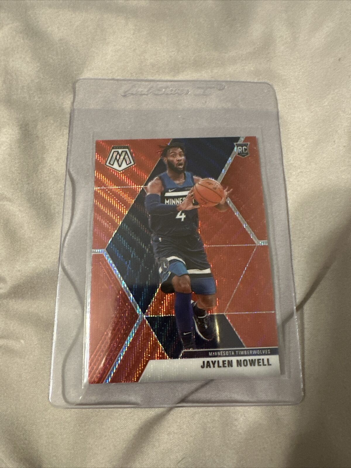 2019-20 Panini Mosaic #212 JAYLEN NOWELL (RC) Red Wave SSP Prizm *MINT*