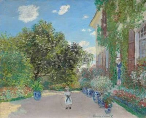 The Artist's House at Argenteuil Painting by Monet Poster Print, Imagekind - Picture 1 of 15
