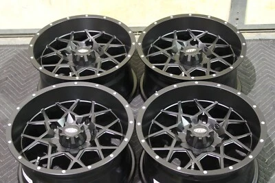 RUEDAS CAN AM MAVERICK 1000 14" ITP HURRICANE BLK ALUMINIO ATV (JUEGO 4) CAN1CA Foto 1 de 3