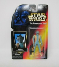 Greedo 1996 STAR WARS Power of the Force POTF RED Variant MOC