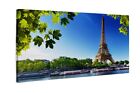 Leinwandbild Kunst-Druck Eiffelturm Paris 100x50 cm