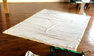 Mariposa superior 9x12' sedas artificiales, hechas a medida, juego de dos Foto 1 de 4