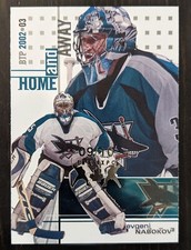 2002-03 BETWEEN THE PIPES EVGENI NABOKOV FALL EXPO #/10 BTP