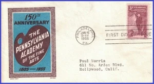 USA2 #1064 ADDR CACHET CRAFT FDC Pennsylvania Academy - Foto 1 di 1