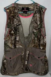 Game Winner Hunting Bird Women's Sz XL Camo & Mesh Zip Vest Pink - Picture 1 of 10