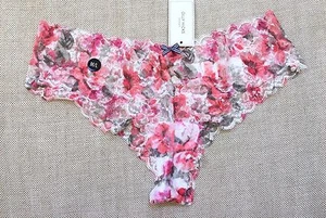 GILLY HICKS by Abercrombie Hollister PANTIES Cheeky Pink Lace M/L NWT - Picture 1 of 4