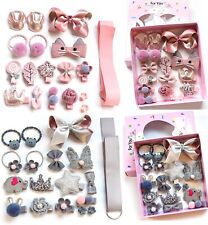 NFACE 36 pcs Gift Set Hair Accessories Baby Little Girls Hair Clips Bows Ties T