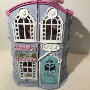 VTG Fisher Price Loving Family Sweet Streets Pet Parlor Dollhouse ONLY - Picture 1 of 12