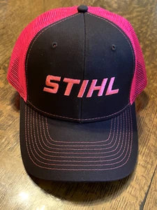 NWT STIHL PINK MESH BACK SNAP CLOSURE cap hat. Z6 - Picture 1 of 1